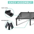 thumbnail image 3 of Fowroa 14 inch Queen Size Bed Frame Metal Platform with Underbed Storage No Box Spring Needed Easy Assembly, 3 of 9