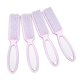 thumbnail image 1 of Limpiador de uñas de 4 piezas, cepillo de uñas, herramientas de limpieza de uñas, cepillo de manicura con mango de plástico, cepillos de pedicura, rosa claro, 1 of 8