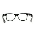 thumbnail image 4 of Classic Hipster Horn Rim Reading Glasses Black +2.75, 4 of 4