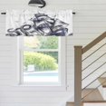 thumbnail image 5 of Summer Nautical Window Valance for Kitchen, Ocean Giant Octopus Sea Monster Coastal Sailboat Rod Pocket Short Curtain for Small Windows, Light Filtering Decorative Valance, 54 x 18 Inch, 1 Panel, 5 of 9