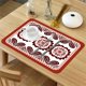 thumbnail image 4 of RKSTN Retro Placemats Placemat Leather Home Printing Insulation Pad Watertight Placemat Hotel Non-Slip Western Food Mat, 4 of 8