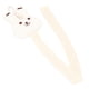 thumbnail image 4 of Soporte para lazos para el cabello, ganchos organizadores para niñas, 73cm/28,74 pulgadas, trenza de cuerda de algodón para almacenamiento de accesorios para el cabello, conejo beige, 4 of 9