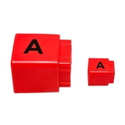 Didax Jumbo Unifix Alphabet Cubes, Set of 30