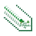 thumbnail image 2 of Horivan St Patricks Day Party Supplies Disposable Plates Cutlery 10 Inch Shamrock Themed Paper Plates Cups Napkins Tablecloth for Holiday Decorations Spring Celebration Dinner, 2 of 6