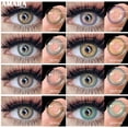thumbnail image 3 of AMARA nueva llegada 1 par de lentes de Contacto de Color AURORA Color Contacto no miopía lentes recetados para ojos, 3 of 4