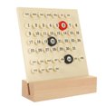 thumbnail image 2 of Desktop Perpetual Plastic Calendar with Base Perpetual Calendar Date Display Calendar, 2 of 6