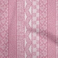 thumbnail image 1 of oneOone Cotton Poplin Pink Fabric Mix Block Pattern Craft Projects Decor Fabric Printed By The Yard 56 Inch Wide, 1 of 4