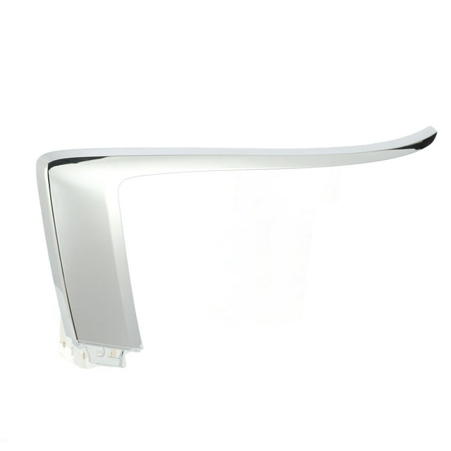 Front Bumper Trim, Front Bumper Cover Compatible with Eclipse Cross 2018 to 2021, ABS Construction Chrome Trim Stylish Replacement for Left or Right of the Front Bumper