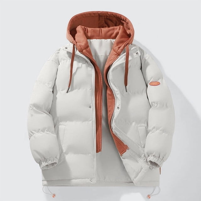 Parkas de manga larga de moda para mujer, chaqueta con capucha y cordón de color liso con cremallera y manga larga, abrigo de invierno, blusa de poliéster para mujer
