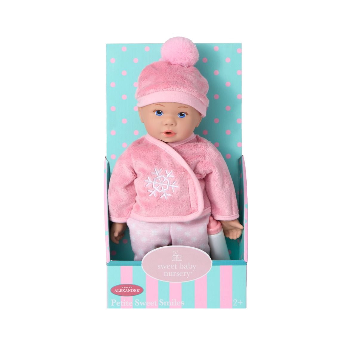 Madame Alexander 10-inch Petite Sweet Smiles Baby Doll, All Bundled Up