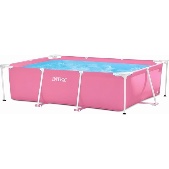 Metal Frame 7ft x 5ft x 23.5in Above Ground Swimming Pool, Pink | 28266EH - Pool Only (Pump Not Included)