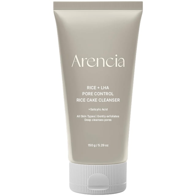 Tarta de arroz Cleanser ARENCIA Rice + LHA Pore Control, 150 ml