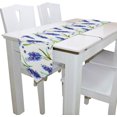 thumbnail image 3 of ColourLife Table Runner Delicate Lavender Flowers Washable Table Cloth Runner for Holiday Home Wedding Table Top Decoration 13x70 Inches, 3 of 5