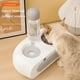 thumbnail image 2 of Nuevo cuenco de cerámica para gatos con dibujos animados, cuenco doble integrado para beber y alimentar agua, cuenco automático de plástico para gatos, nuevo, 2 of 5