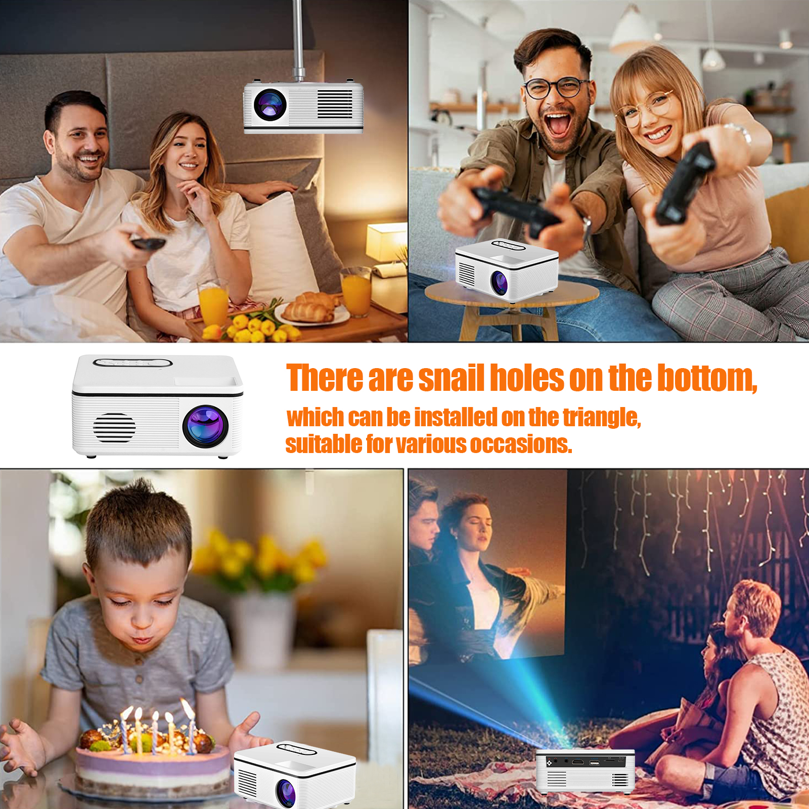 Mini Projector, Portable Movie Projector Supported Portugal | Ubuy
