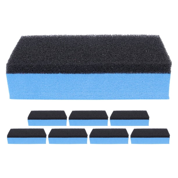 GOOHOCHY 8 almohadillas aplicadoras de cera para coche, esponja para pulir el coche