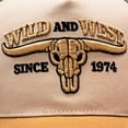 thumbnail image 5 of Knite Gorra Trucker de Hombre Beige y Arena Bordado Toro Wild and West, 5 of 5