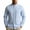 Light Blue, variant on Men Solid Stand Collar Loose Fall Versatile Business Casual Fall Tops