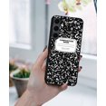 thumbnail image 5 of WIRESTER Shockproof Soft Rubber Cover Case for Samsung Galaxy S24 FE 6.7", Black Composition Book, 5 of 5