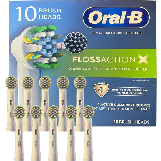 Cabezales de cepillo dental Floss Action 10 unidades Oral B Eye See
