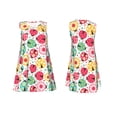 thumbnail image 7 of Honeii cartoon ladybird Print Women's Sleeveless Dress, Loose Fit Casual Dress for Women, Summer Fashion Dress, 7 of 7
