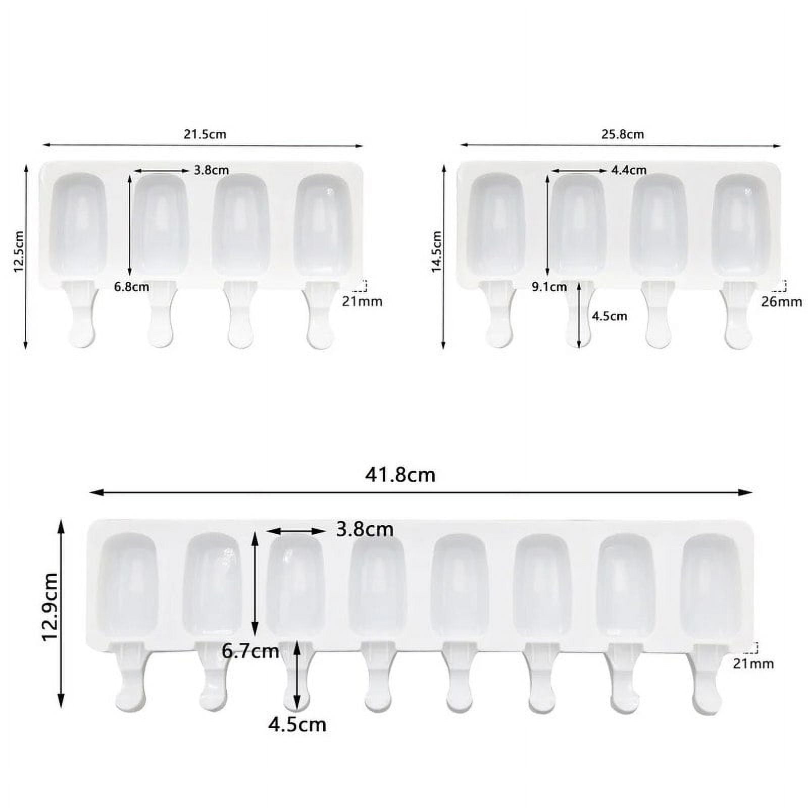 Silicone Ice Cream Mold Magnum Silicone Mold DIY Fruit Juice Ice Pop Cube Maker Tray Popsicle Mould Baking Accessorie