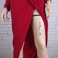 thumbnail image 2 of Thigh Chain Charm Multilayer Decorative Leg Jewelry Leg Chain for Women Girls, 2 of 8