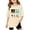 Beige, variant on Huangxinggg Children Graphic T Shirt Casual Loose Fit Short Sleeve Tee With Print Comfortable Blend Top For Kids Toddler And Youth Tops with Cats