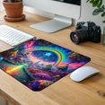 thumbnail image 5 of Psychedelic Rainbow Scene Mouse Pad Low Profile Gaming Mat, 5 of 7