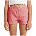thumbnail image 1 of Akiihool Toddler Athletic Shorts Girls Unisex Baby Toddler Shorts Baby Cotton Solid Shorts with Drawstring Baby Breathable Soft Summer Clothes (Red,7-8 Years), 1 of 4