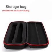 Wireless Microphone Case Storage Bag , Handheld Dual Mic Case EVA Hard Shell, Portable Mic Storage Bag for Travel and Gigging，Multifunctional Charging Wire Earphone Protection Accessories