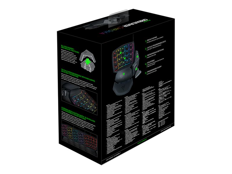 Razer Orbweaver Chroma: 30 Progammable Keys - Adjustable Hand