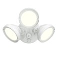 thumbnail image 1 of HALO TGS Lumière Intégrée Extérieure LED Flood & Security Triple Tête Ronde Blanche, 1 of 3