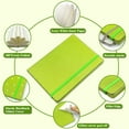 thumbnail image 4 of Green Glitter Notebook, 8.3x5.7” 160 Lined Pages Glitter Never Peel Off Sparkle Journal for Students College Ruled A5 Hardcover Notebooks for Teens Women Writing Note Taking Office Work School Gifts, 4 of 7