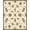 Beige, Pattern 1, variant on ODIKA 4'x6' Machine Washable Non-Slip Area Rug, Timeless Beige with Classic Floral Motif High Traffic Rug, Beige, 44208