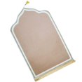 thumbnail image 1 of Elegant Prayer Mat Folding Area Rug Flannel Washable with Tassel Praying Rug for Beige, 1 of 8