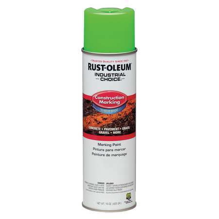 - RUST-OLEUM Marking Paint,15 oz.,Fl Green 264700