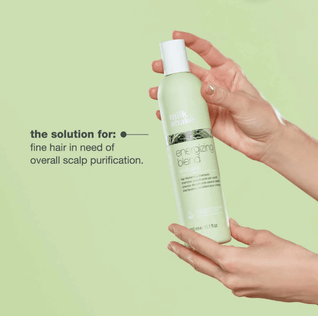 milk_shake Energizing Blend Hair Thickening Shampoo - Revitalizing Volume Shampoo for Fine and Fragile Hair, 10.1 Fl Oz