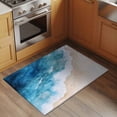 thumbnail image 2 of Ocean Beach Front Door Rugs 2x3 ft Blue Gradient Waves Summer Coastal Small Rug for Entryway Non Slip Washable Bathroom Door Mat Absorbent Floor Mat for Indoor Entrance, 2 of 9