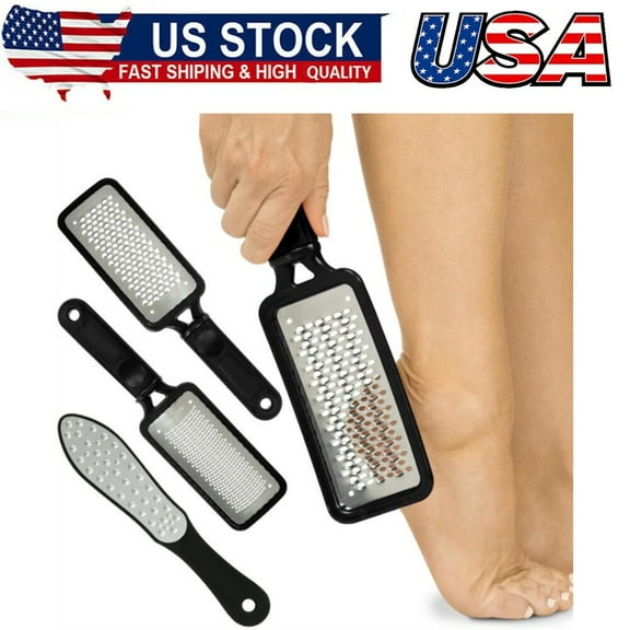 3Pcs Foot File-Feet Scraper for Dead Skin - Heel Grater,Callus Remover Scrubber