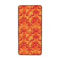 thumbnail image 3 of Absorbent Coral Velvet Towel 27x55in Light Soft And Fluffy Wool Circle Delicate And Not Easy To Remove The Edge Vector Camouflage Pattern Orange Red_2, 3 of 8