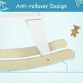 thumbnail image 5 of Kids Bike Wooden Rocking Horse Toddler Baby Ride-on Toys for Kids 1-3 Years with Classic Design & Solid Workmanship, White,Boys Bike, 5 of 5