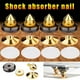 thumbnail image 2 of Clavos De Altavoz Chapados En Oro Soportes De Altavoz Cd Audio Subwoofer Amplificador Giradiscos Pies De Base De Cono Alfombrillas A Prueba De Golpes Con Adhesivo De Doble Cara 4Pcs Minnieouse HA029994-00, 2 of 6