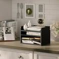 thumbnail image 5 of Ballucci 4-Tier Adjustable Desk Organizer Paper Sorter, Office Document Letter Tray, Black, 5 of 8