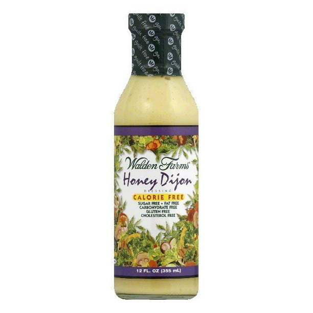 Walden Farms Salad Dressing Honey Dijon Sugar & Calorie Free No Carb