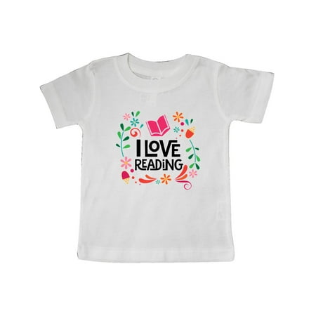 

Inktastic Book Lover I Love Reading Gift Baby Girl T-Shirt