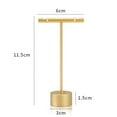 thumbnail image 4 of lionlar Gold Metal Jewelry Display Rack Holder Showcase Store Use for Necklaces Bracelet 3x1.5x11.5cm, 4 of 5