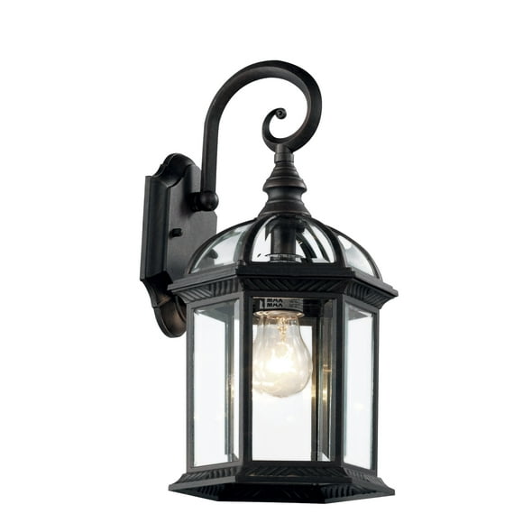 Trans Globe Lighting 4181 BK Outdoor Wentworth 16" Wall Lantern, Black