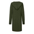 thumbnail image 6 of Aboser Chunky Cardigan Sweaters for Women Thick Cable Knit Sweater Coat Warm Open Front Hooded Cardigans Casual Long Sleeve Outerwear Fall Winter Outfits, 6 of 9