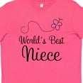 thumbnail image 4 of Inktastic Worlds Best Niece Youth T-Shirt, 4 of 5